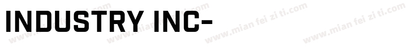 Industry Inc字体转换